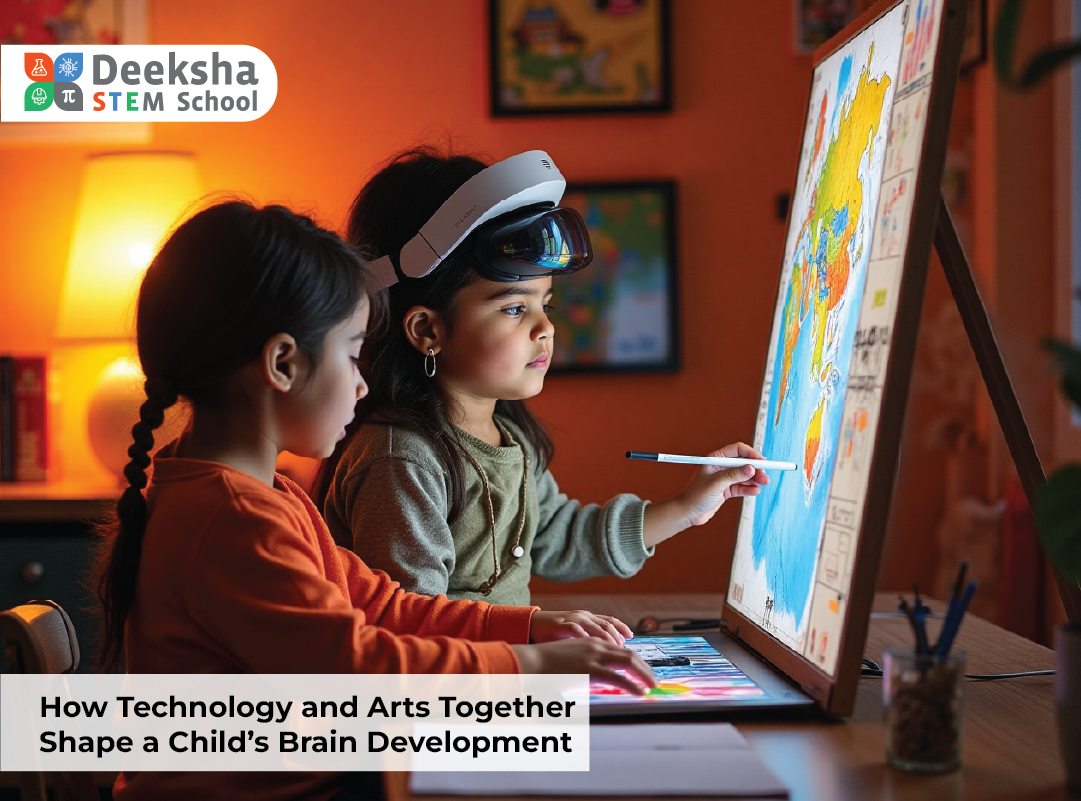 How Technology and Arts Together Shape a Child’s Brain Development