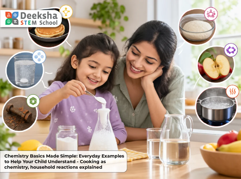 Chemistry Basics Made Simple Everyday Examples to Help Your Child Understand - Cooking as chemistry, household reactions explained