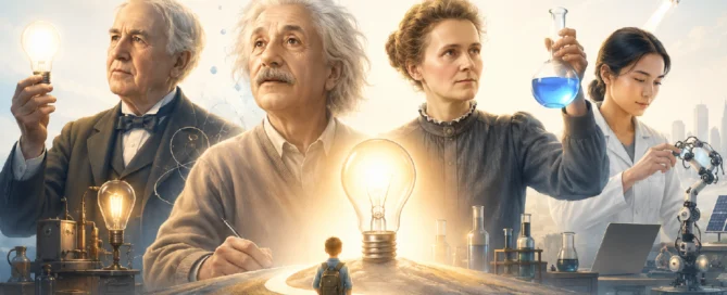 Famous Scientists Who Failed Before They Succeeded Inspiring Stories for Students - Edison, Einstein, Curie, modern examples