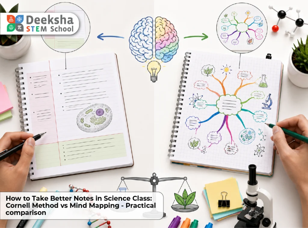 How to Take Better Notes in Science Class Cornell Method vs Mind Mapping - Practical comparison